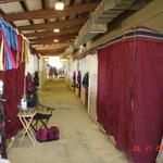 NEFHC 2012 Show ~ 3 days worth of classes squeezed into 2 days was frantic at times! A moment of quiet time allowed horses and students alike to rest and enjoy the experience.